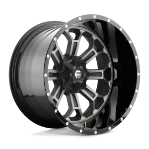 Fuel – D561 CRUSH – Black – 22″x12″ -44mm – Summer Wheels – D56122201747